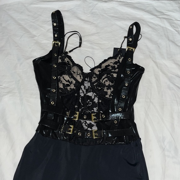 Katherine Mayo Black Dress Jumpsuit For Women Size Medium - Picture 2 of 6